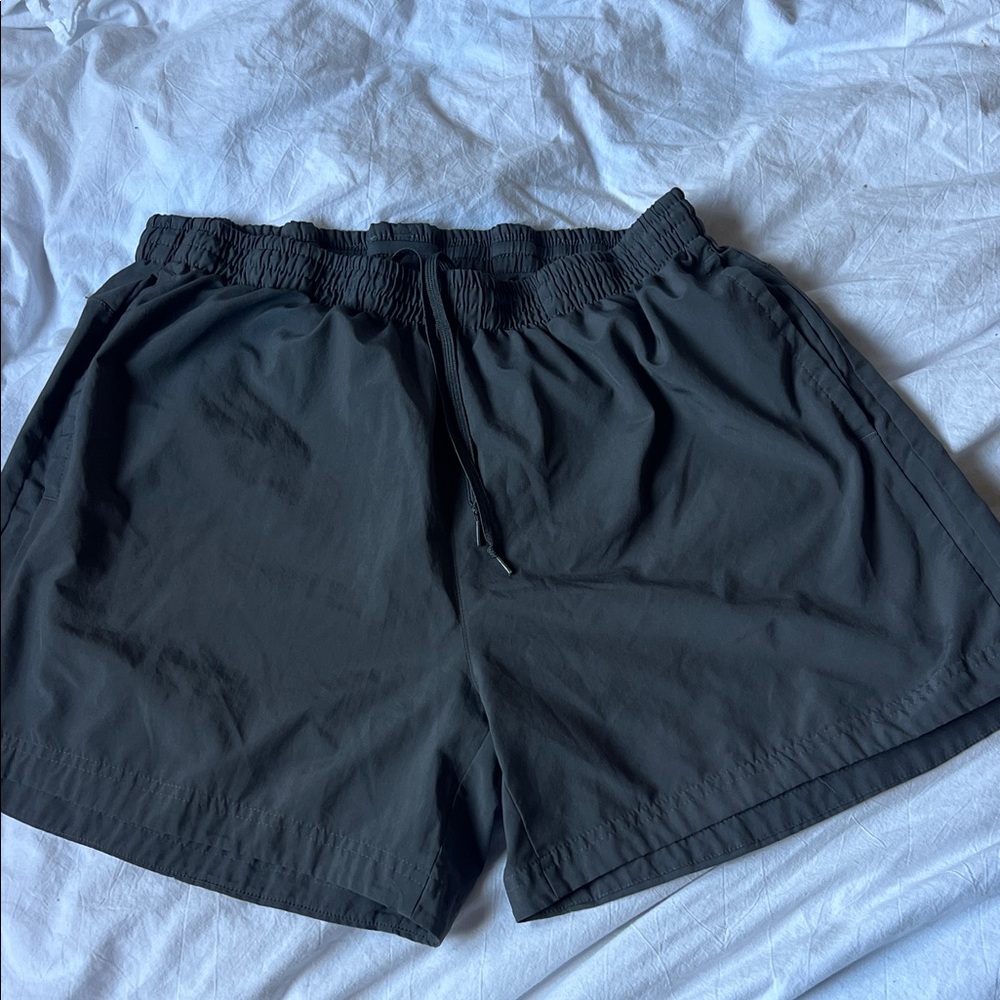 Charcoal adidas shorts